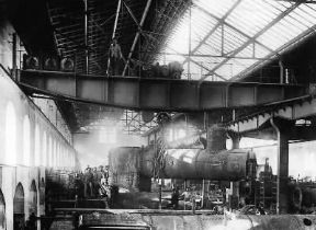 Ansaldo. L'interno dello stabilimento nel 1913.Ansaldo Ansaldo. L'interno dello stabilimento nel 1913.Ansaldo