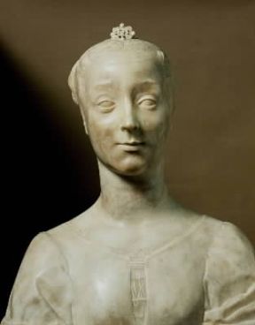 Desiderio da Settignano . Ritratto di gentildonna (Firenze, Museo Nazionale del Bargello).De Agostini Picture Library/G. Nimatallah Desiderio da Settignano . Ritratto di gentildonna (Firenze, Museo Nazionale del Bargello).De Agostini Picture Library/G. Nimatallah