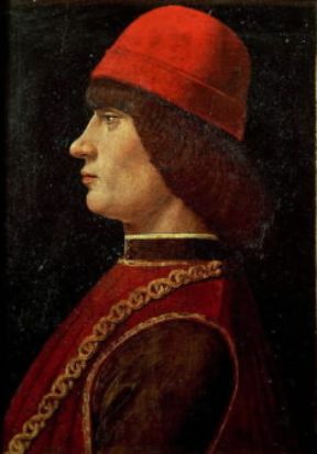 Giovanni Pico della Mirandola in un ritratto del sec. XV (Bergamo, Accademia Carrara).Bergamo, Accademia Carrara Giovanni Pico della Mirandola in un ritratto del sec. XV (Bergamo, Accademia Carrara).Bergamo, Accademia Carrara