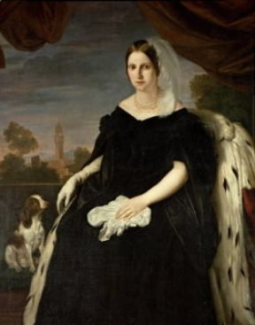 Maria Antonietta di Borbone, granduchessa di Toscana, in un ritratto di G. Bezzuoli (Firenze, Galleria d'Arte Moderna).De Agostini Picture Library/G. Nimatallah Maria Antonietta di Borbone, granduchessa di Toscana, in un ritratto di G. Bezzuoli (Firenze, Galleria d'Arte Moderna).De Agostini Picture Library/G. Nimatallah