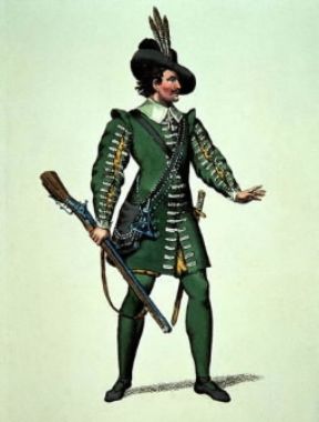 Carl Maria Friedrich von Weber. Un bozzetto per Il franco cacciatore.Bildarchiv Carl Maria Friedrich von Weber. Un bozzetto per Il franco cacciatore.Bildarchiv