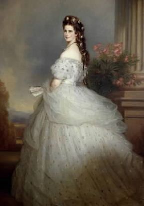 Elisabetta , imperatrice d'Austria, in un ritratto di F. X. Winterhalter (Vienna, Kunsthistorisches Museum).De Agostini Picture Library/G. Nimatallah Elisabetta , imperatrice d'Austria, in un ritratto di F. X. Winterhalter (Vienna, Kunsthistorisches Museum).De Agostini Picture Library/G. Nimatallah