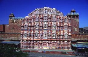 Jaipur . Il Palazzo dei Venti (sec. XVIII).De Agostini Picture Library/M. Bertinetti Jaipur . Il Palazzo dei Venti (sec. XVIII).De Agostini Picture Library/M. Bertinetti