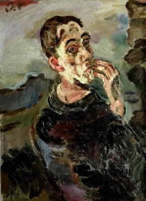Oskar Kokoschka. Autoritratto con mano davanti (1918-19; Vienna, Collezione Rudolf Leopold).De Agostini Picture Library/E. Lessing Oskar Kokoschka. Autoritratto con mano davanti (1918-19; Vienna, Collezione Rudolf Leopold).De Agostini Picture Library/E. Lessing
