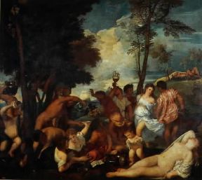 Baccanale. Il baccanale di Tiziano (1518; Madrid, Prado).Madrid, Prado Baccanale. Il baccanale di Tiziano (1518; Madrid, Prado).Madrid, Prado