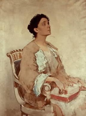Eleonora Duse in un ritratto di A. Wolnoff (Milano, Museo Teatrale alla Scala).Milano, Teatro Scala Eleonora Duse in un ritratto di A. Wolnoff (Milano, Museo Teatrale alla Scala).Milano, Teatro Scala