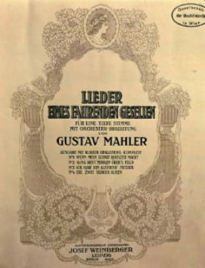 Gustav Mahler. Frontespizio del Lieder eines fahrenden Gesellen (Vienna, Società Amici della Musica).De Agostini Picture Library/A. Dagli Orti Gustav Mahler. Frontespizio del Lieder eines fahrenden Gesellen (Vienna, Società Amici della Musica).De Agostini Picture Library/A. Dagli Orti