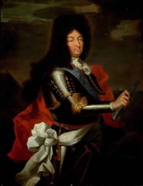 Luigi XIV. Il Re Sole in un ritratto di H. Rigaud (Abbeville, Musée Boucher de Perthes).De Agostini Picture Library/G. Dagli Orti Luigi XIV. Il Re Sole in un ritratto di H. Rigaud (Abbeville, Musée Boucher de Perthes).De Agostini Picture Library/G. Dagli Orti