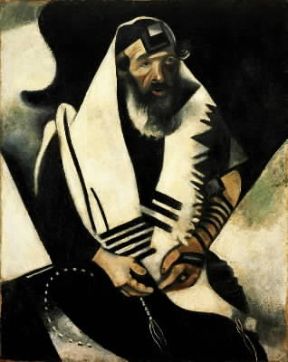 Marc Chagall. Rabbino (Venezia, Museo d'Arte Moderna-Ca' Pesaro).De Agostini Picture Library/A. Dagli Orti