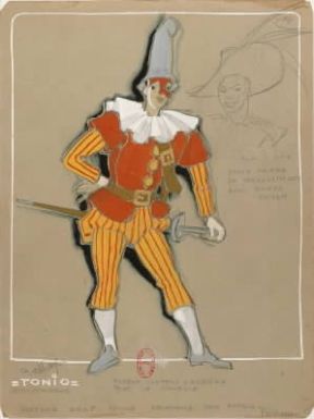 Ruggero Leoncavallo. Bozzetto realizzato da R. Fost per Pagliacci, messo in scena a Parigi nell'aprile 1954 (Parigi, Bibliothèque de l'Opéra).Parigi, Bibliothèque de l'Opéra Ruggero Leoncavallo. Bozzetto realizzato da R. Fost per Pagliacci, messo in scena a Parigi nell'aprile 1954 (Parigi, Bibliothèque de l'Opéra).Parigi, Bibliothèque de l'Opéra