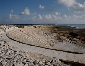 Cipro. L'anfiteatro di Kourion.De Agostini Picture Library/G. Nimatallah Cipro. L'anfiteatro di Kourion.De Agostini Picture Library/G. Nimatallah