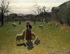 Divisionismo . Speranze deluse di G. Pellizza da Volpedo (1894; Como, Collezione Privata).Como, Collezione privata Divisionismo . Speranze deluse di G. Pellizza da Volpedo (1894; Como, Collezione Privata).Como, Collezione privata