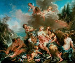 FranÃ§ois Boucher . Il ratto di Europa (Londra, Wallace Collection).Londra, Wallace Coll.