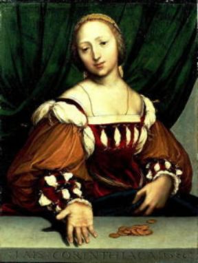 Hans Holbein il Giovane. Laide di Corinto (Basilea, Öffentliche Kunstsammlung).Basilea, Öffentliche Kunstsammlung Hans Holbein il Giovane. Laide di Corinto (Basilea, Öffentliche Kunstsammlung).Basilea, Öffentliche Kunstsammlung