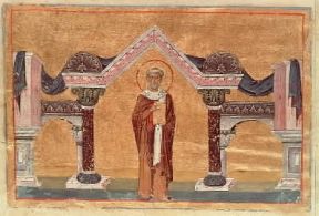 Leone I in una miniatura tratta dal Menologio di Basilico II (sec. X-XI; Roma, Biblioteca Vaticana).De Agostini Picture Library Leone I in una miniatura tratta dal Menologio di Basilico II (sec. X-XI; Roma, Biblioteca Vaticana).De Agostini Picture Library