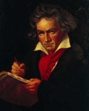 Ludwig van Beethoven in un ritratto di K. J. Stieler (Bonn, Beethoven Haus).De Agostini Picture Library/A. Dagli Orti Ludwig van Beethoven in un ritratto di K. J. Stieler (Bonn, Beethoven Haus).De Agostini Picture Library/A. Dagli Orti