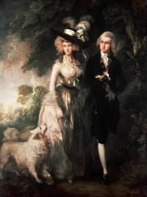 Thomas Gainsborough. La passeggiata mattutina (Londra, National Gallery).Londra, National Gallery Thomas Gainsborough. La passeggiata mattutina (Londra, National Gallery).Londra, National Gallery
