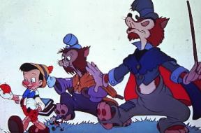 Walt Disney . Un fotogramma del film Pinocchio.Walt Disney Production Walt Disney . Un fotogramma del film Pinocchio.Walt Disney Production