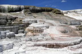 America. Veduta suggestiva di Yellowstone nel Parco Nazionale del Wyoming.De Agostini Picture Library/W. Buss
