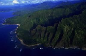 Hawaii. Veduta dell'isola di Kauai.De Agostini Picture Library / G. Sioën Hawaii. Veduta dell'isola di Kauai.De Agostini Picture Library / G. Sioën