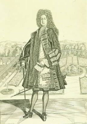 John Law in una incisione del sec. XVIII (Parigi, Musée Carnavalet).De Agostini Picture Library/M. Seemuller John Law in una incisione del sec. XVIII (Parigi, Musée Carnavalet).De Agostini Picture Library/M. Seemuller