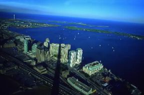 Lago Ontario . Veduta di Toronto sul lago Ontario.De Agostini Picture Library/D. Staquet