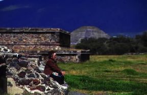 Messico. Scorcio di Teotihuacán, Città di Messico.De Agostini Picture Library/S. Guitierrez Messico. Scorcio di Teotihuacán, Città di Messico.De Agostini Picture Library/S. Guitierrez