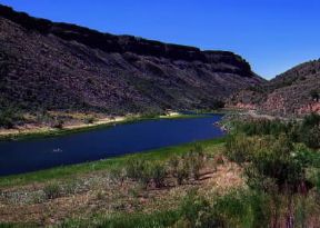 New Mexico. Un tratto del Rio Grande nel Gorge State Park.De Agostini Picture Library / G. Sioën New Mexico. Un tratto del Rio Grande nel Gorge State Park.De Agostini Picture Library / G. Sioën