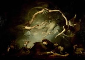 Romanticismo. Il sogno del pastore di J. H. Füssli (Londra, Tate Gallery).Londra, Tate Gallery Romanticismo. Il sogno del pastore di J. H. Füssli (Londra, Tate Gallery).Londra, Tate Gallery