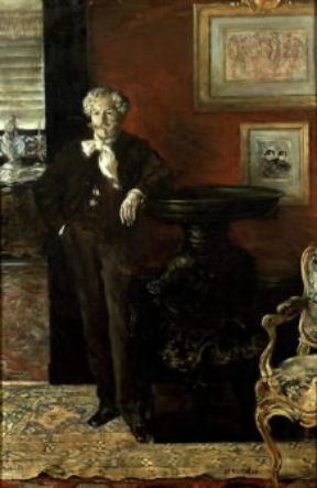Edmon de Goncourt in un ritratto di J. F. Raffaelli.De Agostini Picture Library / G. Dagli Orti Edmon de Goncourt in un ritratto di J. F. Raffaelli.De Agostini Picture Library / G. Dagli Orti