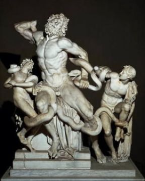 Ellenismo. Laocoonte, copia romana dell'originale greco (Roma, Musei Vaticani).De Agostini Picture Library/V. Pirozzi
