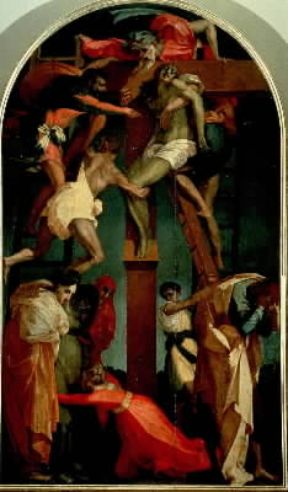 Giovanni Battista di Jacopo detto il Rosso Fiorentino. Deposizione (1521;Volterra, Pinacoteca comunale).De Agostini Picture Library Giovanni Battista di Jacopo detto il Rosso Fiorentino. Deposizione (1521;Volterra, Pinacoteca comunale).De Agostini Picture Library