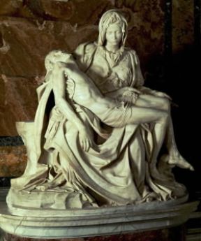 Michelangelo Buonarroti. La Pietà (Roma, S. Pietro).De Agostini Picture Library Michelangelo Buonarroti. La Pietà (Roma, S. Pietro).De Agostini Picture Library