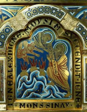 Oreficeria . Una delle placche dell'altare di Klosterneuburg realizzate da Nicolas de Verdun.De Agostini Picture Library/G. Dagli Orti Oreficeria . Una delle placche dell'altare di Klosterneuburg realizzate da Nicolas de Verdun.De Agostini Picture Library/G. Dagli Orti