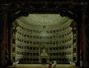 Teatro alla Scala. L'interno del prestigioso teatro milanese in una stampa del sec. XIX (Milano, Civica Raccolta Stampe A. Bertarelli).Milano, Civica Raccolta Stampe A. Bertarelli Teatro alla Scala. L'interno del prestigioso teatro milanese in una stampa del sec. XIX (Milano, Civica Raccolta Stampe A. Bertarelli).Milano, Civica Raccolta Stampe A. Bertarelli
