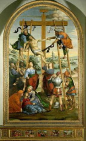 Giovanni Antonio Bazzi detto il Sodoma . Deposizione dalla Croce (Siena, Pinacoteca).De Agostini Picture Library/G. Dagli Orti Giovanni Antonio Bazzi detto il Sodoma . Deposizione dalla Croce (Siena, Pinacoteca).De Agostini Picture Library/G. Dagli Orti