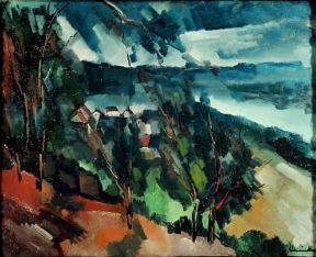 Maurice de Vlaminck. Rive del fiume (Collezione privata).De Agostini Picture Library/G. Dagli Orti Maurice de Vlaminck. Rive del fiume (Collezione privata).De Agostini Picture Library/G. Dagli Orti