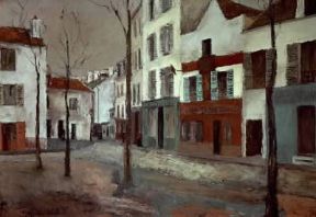Maurice Utrillo. Place du Tertre (Londra, Tate Gallery).Londra, Tate Gallery Maurice Utrillo. Place du Tertre (Londra, Tate Gallery).Londra, Tate Gallery