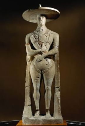 Abruzzo. Il Guerriero di Capestrano (sec. VI a. C., Chieti, Museo Archeologico Nazionale).De Agostini Picture Library/G. Dagli Orti