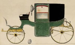 Carrozza italiana del sec. XIX (Milano, Civica Raccolta Stampe A. Bertarelli).Milano, Civica Raccolta Stampe A. Bertarelli Carrozza italiana del sec. XIX (Milano, Civica Raccolta Stampe A. Bertarelli).Milano, Civica Raccolta Stampe A. Bertarelli