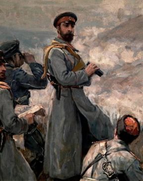 Guerre balcaniche. Alessandro I durante la battaglia di Dragoman.De Agostini Picture Library / A. De Gregorio Guerre balcaniche. Alessandro I durante la battaglia di Dragoman.De Agostini Picture Library / A. De Gregorio
