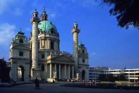 Vienna. La chiesa di San Carlo.De Agostini Picture Library/G. Veggi Vienna. La chiesa di San Carlo.De Agostini Picture Library/G. Veggi