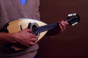 Mandolino napoletano, con quattro corde doppie, è il più diffuso.De Agostini Picture Library/G. Cigolini Mandolino napoletano, con quattro corde doppie, è il più diffuso.De Agostini Picture Library/G. Cigolini