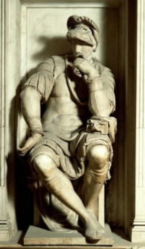 Michelangelo Buonarroti. Lorenzo de'Medici (Firenze, Sacrestia Nuova di S. Lorenzo).De Agostini Picture Library/G. Nimatallah Michelangelo Buonarroti. Lorenzo de'Medici (Firenze, Sacrestia Nuova di S. Lorenzo).De Agostini Picture Library/G. Nimatallah