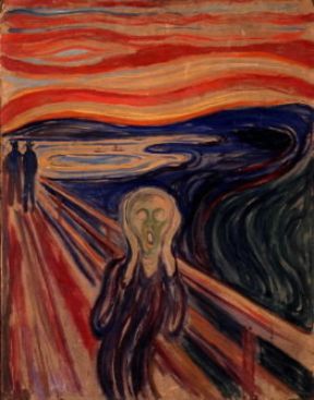 Edvard Munch. L'urlo (1893; Oslo, Nasjonal Galeriet).De Agostini Picture Library / M. Carrieri Edvard Munch. L'urlo (1893; Oslo, Nasjonal Galeriet).De Agostini Picture Library / M. Carrieri