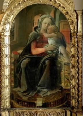 Filippo Lippi. Madonna di Corneto Tarquinia (Roma, Galleria Nazionale d'Arte Antica).De Agostini Picture Library/G. Nimatallah Filippo Lippi. Madonna di Corneto Tarquinia (Roma, Galleria Nazionale d'Arte Antica).De Agostini Picture Library/G. Nimatallah