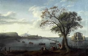 Jakob-Philipp Hackert, detto Hackert d'Italia. Ferdinando I a caccia nel Fusaro (Napoli, Galleria Nazionale di Capodimonte).De Agostini Picture Library / F. Tanasi Jakob-Philipp Hackert, detto Hackert d'Italia. Ferdinando I a caccia nel Fusaro (Napoli, Galleria Nazionale di Capodimonte).De Agostini Picture Library / F. Tanasi