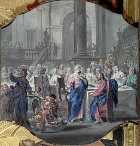 Vittorio Maria Bigari . Nozze di Cana (Bologna, Pinacoteca Nazionale).De Agostini Picture Library Vittorio Maria Bigari . Nozze di Cana (Bologna, Pinacoteca Nazionale).De Agostini Picture Library