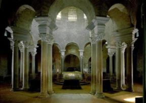 Arte paleocristiana . Interno del mausoleo di S. Costanza a Roma.De Agostini Picture Library/G. Nimatallah Arte paleocristiana . Interno del mausoleo di S. Costanza a Roma.De Agostini Picture Library/G. Nimatallah