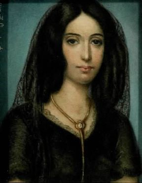 George Sand in una miniatura. De Agostini Picture Library / A. Dagli Orti
